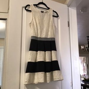 Speechless Black and White Dress